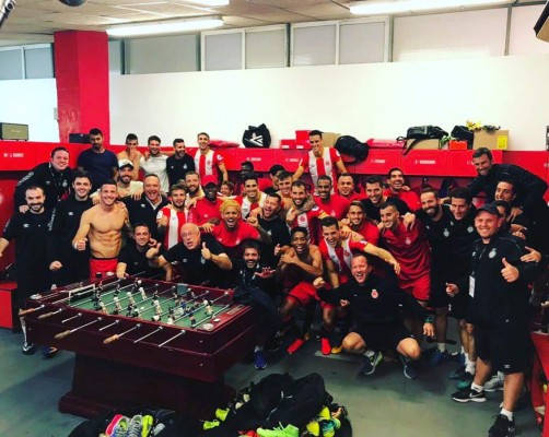 Entre política y 'castellers', la gran fiesta del Girona ante el Real Madrid