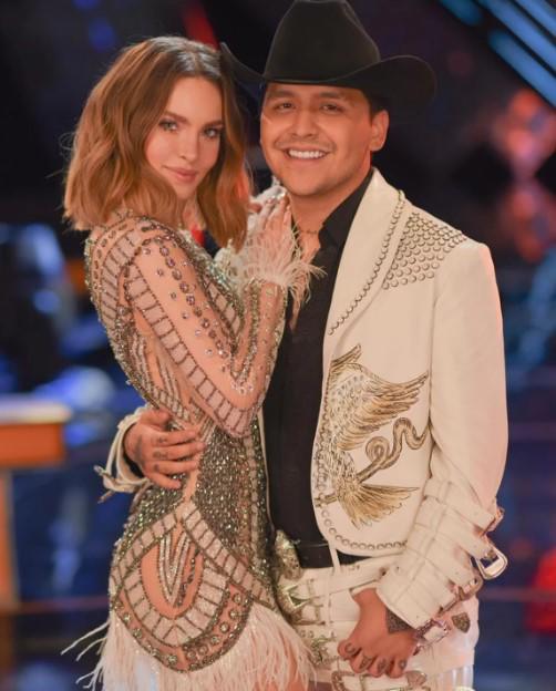 Belinda y su expareja Nodal.