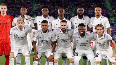 El 11 titular del Real Madrid que venció 1-0 al Getafe.