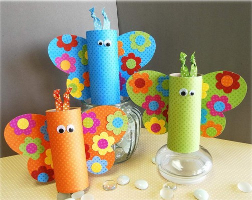 Elabore un lapicero en forma de mariposa