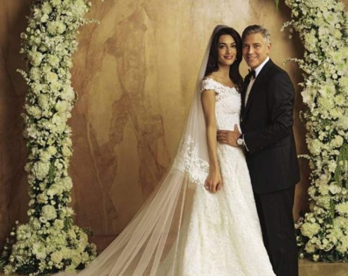 Clooney y Alamuddin planean tercera boda