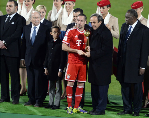 Ribéry gana el trofeo a mejor jugador del Mundial de Clubes