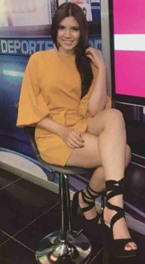 Katherin Moncada labora en el Programa 'Fútbol de Primera' .