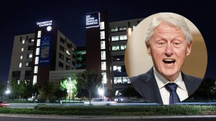 Fachada del hospital en el que está ingresado Bill Clinton.