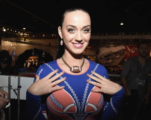 Katy Perry lista para el Super Bowl