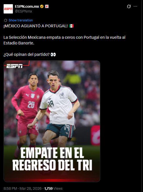 Indignación por lo que pasó en el México vs Portugal; Faitelson reacciona