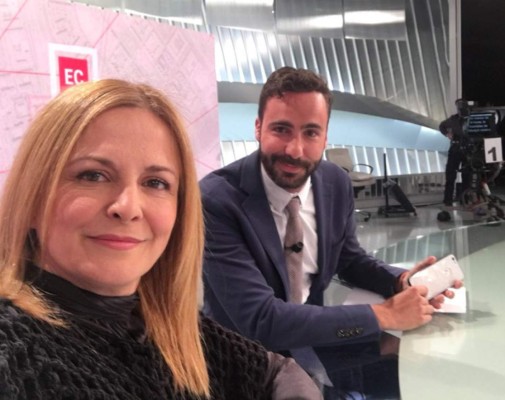 Inma Aguilar y Alberto Sotillos.