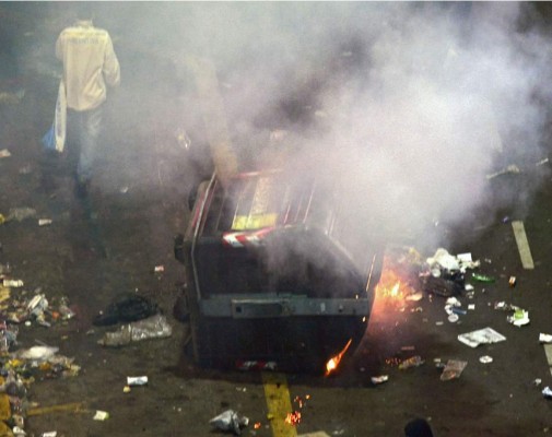 Disturbios en Argentina tras la derrota en la final de Brasil 2014