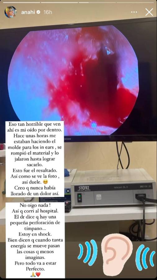 Historia compartida por Anahí.