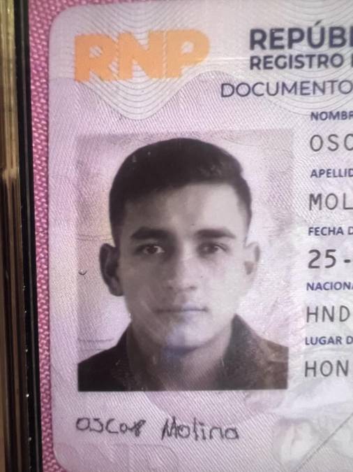 Óscar Molina había llegado hace dos semanas a Estados Unidos tras cruzar la frontera vía terrestre.