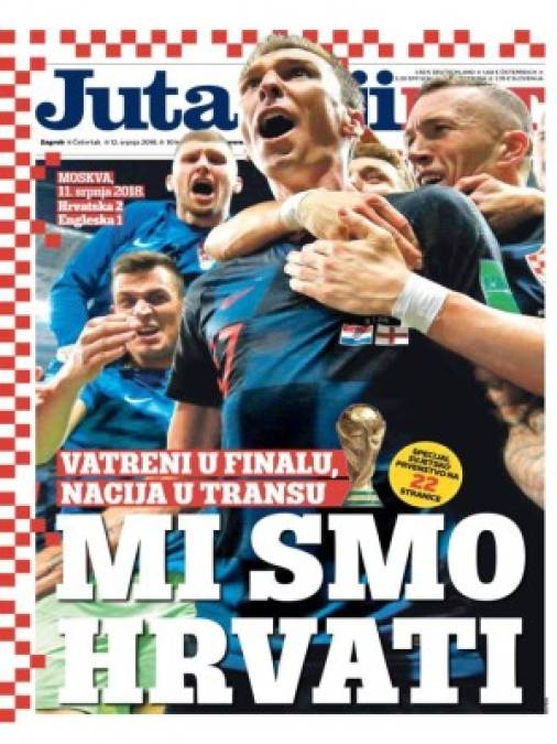 Diario de Slobodna Dalmacija de Croacia: '¡La final será ardiente!'.