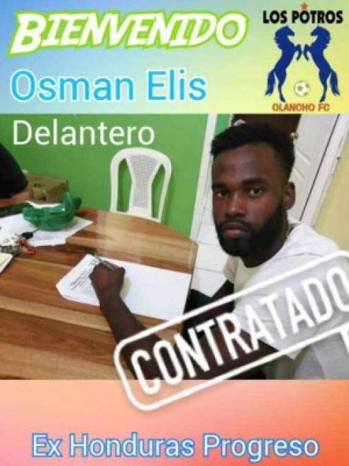Osman Elis: El hermano de Alberth Elis fichó por Los Potros de Olancho de la Liga de Ascenso de Honduras.