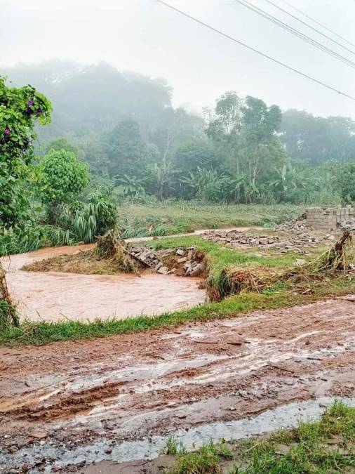 Fantasma de Iota y Eta: estragos por lluvias en el occidente de Honduras (FOTOS)