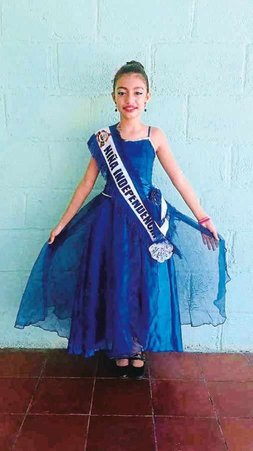 Bellezas infantiles del Bicentenario de independencia de Honduras