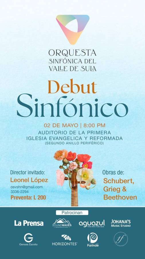 Se aproxima “Debut sinfónico”, un evento de la Orquesta Sinfónica del Valle de Sula