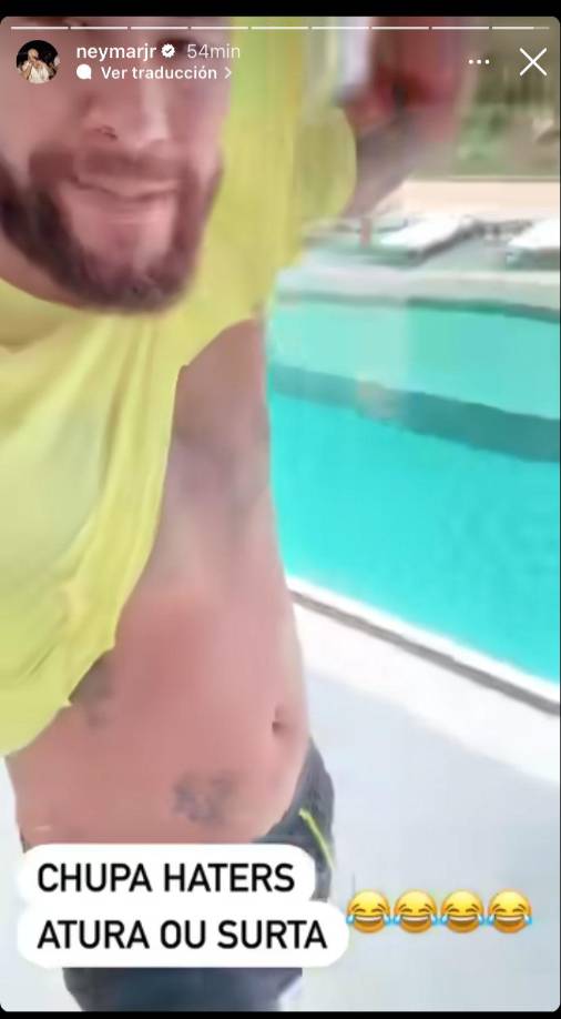 Luego de todo el revuelo en redes sociales, Neymar posteó en su cuenta oficial de Instagram un video entrenando y con un mensaje a sus haters.