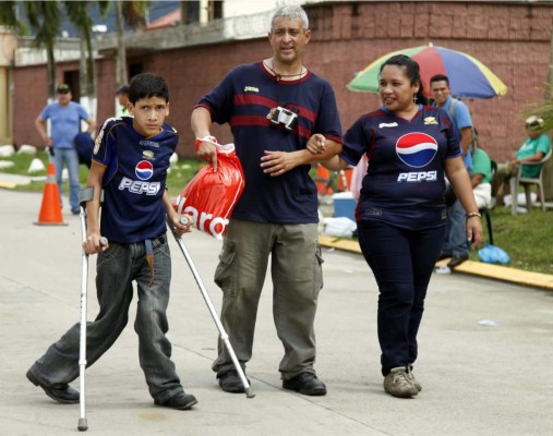 David Cubas, un aficionado muy especial de Motagua