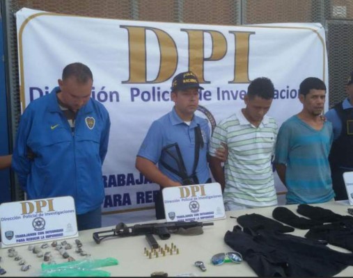 Capturan a tres de la banda criminal 'Los Sangre'