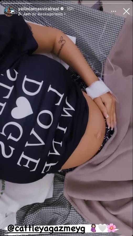 Historia de Yailin en su Instagram.