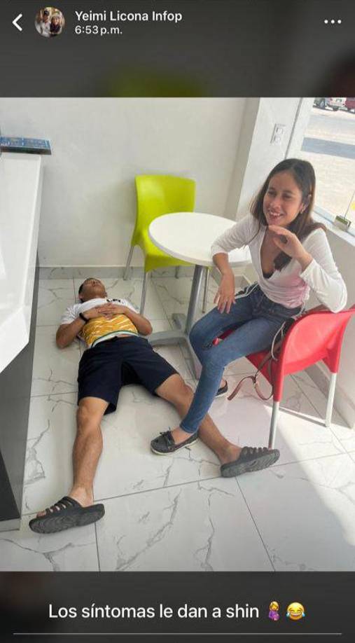 ”Los síntomas le dan a Shin” compartió Yeimi Licona con un emoji de embarazo y una risa. A ella se le ve reir del grato momento. Hasta el momento, ni Fujiyama ni Licona confirman nada. 