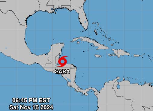 EN VIVO: tormenta Sara comienza a alejarse de Honduras intensificando lluvias