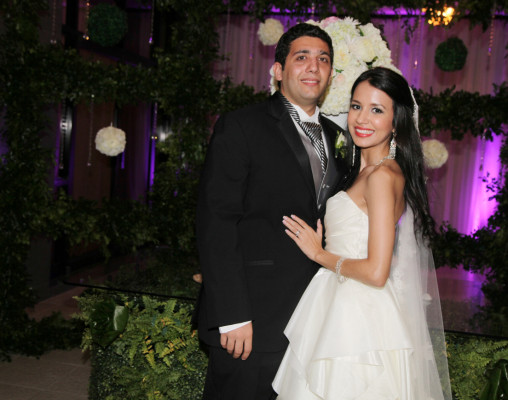 Los novios son bendecidos