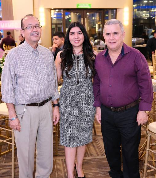 José Ramón Peña, Marcela Zelaya y Rafael Gómez
