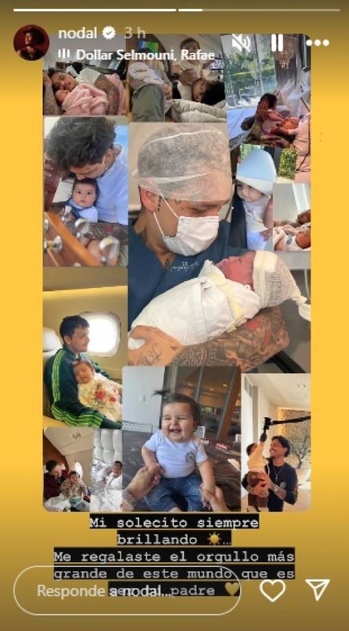 Sin embargo, este día en México se celebra el <b>Día del Padre</b>, por lo que decidió compartir un emotivo mensaje para celebrar esta fecha. “Mi solecito siempre brillando. <b>Me regalaste el orgullo más grande de este mundo que es ser tu padre</b>”, se lee en su historia publicada en Instagram con un collage de su hija y él.