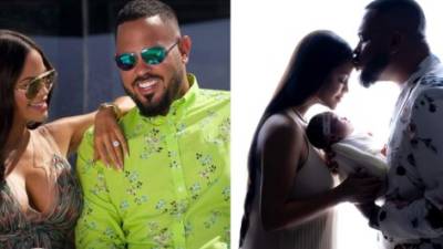 La cantante dominicana Natti Natasha compartió en sus redes sociales varias fotografías junto a su bebita, Vida Isabelle y su prometido, el productor musical Raphy Pina.