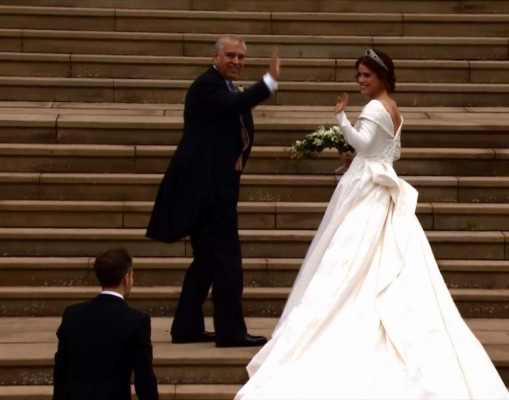 Boda Real: La princesa Eugenia de York le dio el 'sí' al empresario Jack Brooksbank