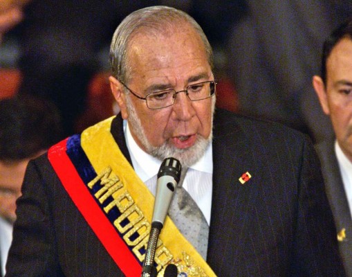 Muere expresidente ecuatoriano Gustavo Noboa, a los 83 años