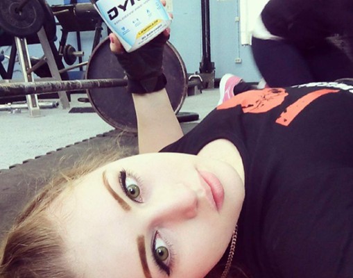 La fisicoculturista con cara de ángel