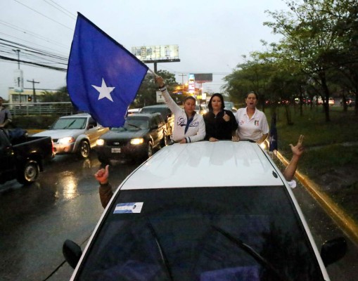 Así se viven las marchas en Tegucigalpa