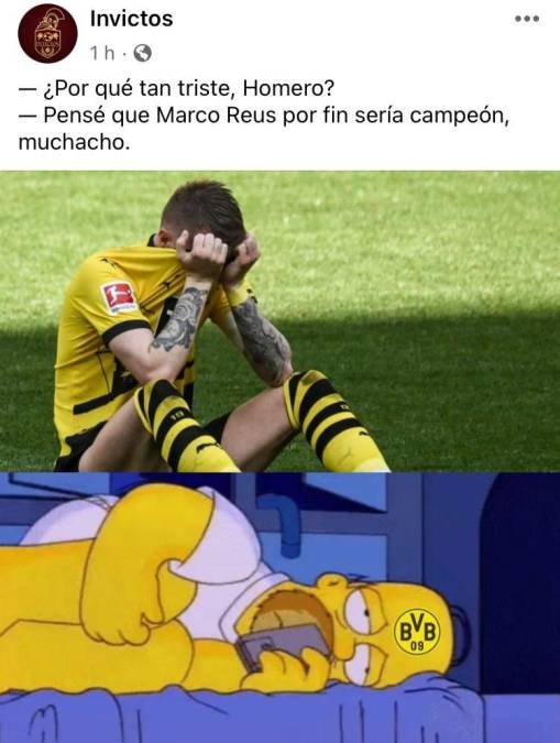 ¡No perdonan! Los memes al Borussia Dortmund tras perder el título