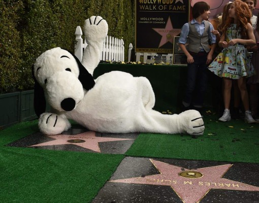 Snoopy ya tiene su estrella en Hollywood