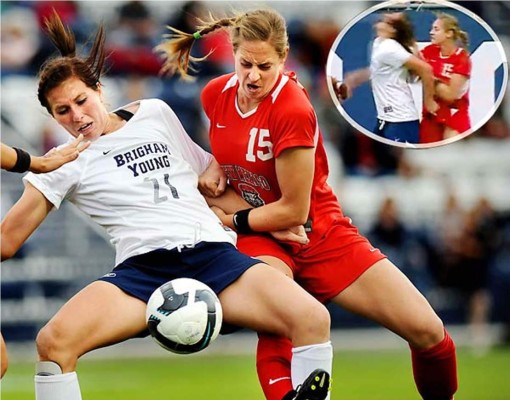 Video: La futbolista 'más violenta' de todos los tiempos