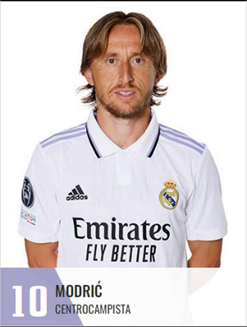 Luka Modric - El centrocampista croata es el 10 del Real Madrid y seguirá siéndolo.