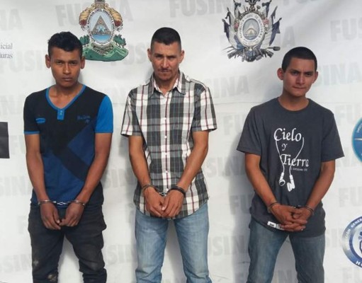 Capturan a supuestos integrantes de la banda 'Los Calin' en Lempira