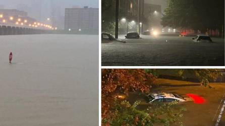Lluvias torrenciales causaron inundaciones repentinas la noche del domingo en la zona de Dallas-Fort Worth, Texas, dejando cientos de vehículos bajo agua y causando el caos en gran parte de la ciudad estadounidense.