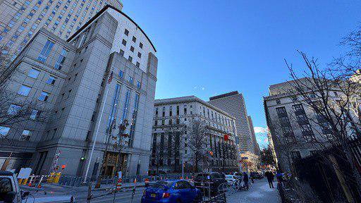 $!Edificio de la Corte del Distrito Sur de Nueva York este viernes 16 de febrero de 2024.