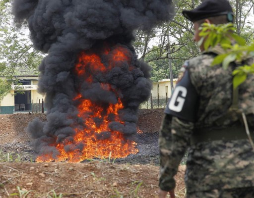 Honduras: Destruyen 743 kilos de cocaína