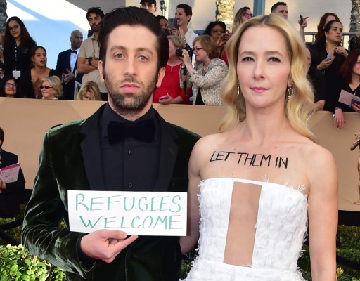 Actor de serie protesta contra Donald Trump en los premios SAG