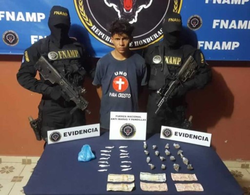 Capturan a presunto distribuidor de droga en Choluteca