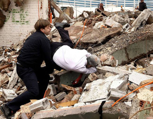 Piñera sufre aparatosa caída: 'por fin les di el gusto de verme caer'