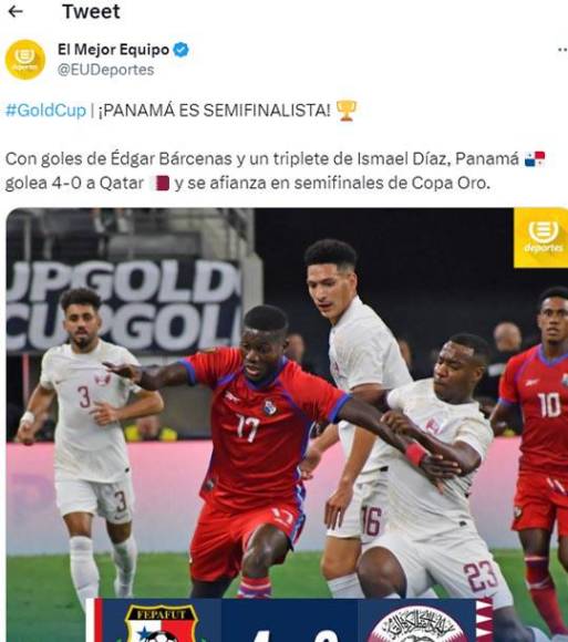Medios de Guatemala también destacaron la clasificación a semifinales de Panamá-. 