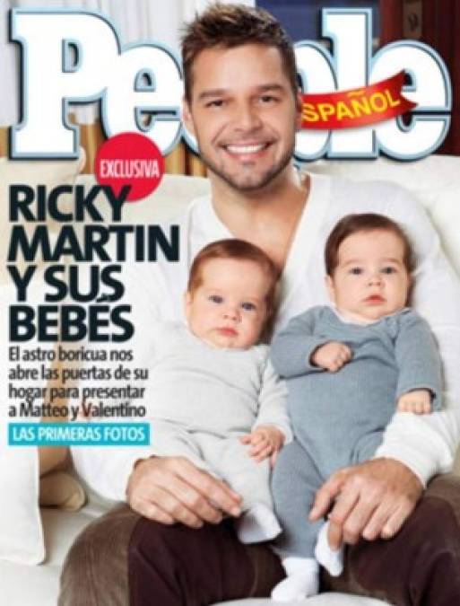 Matteo y Valentino, actualmente de 11 años, nacieron por medio de un vientre subrogado e inseminación artificial.<br/><br/>Sobre la mamá de sus hijos, el cantante puertorriqueño dijo a la revista Vanity Fair España: 'Vi la foto y me dije: '¿Quién es esta mujer tan angelical, tan transparente?'”, aseguró. En la misma entrevista Martin dejó claro que él no alquiló un vientre: “Yo no alquilé un vientre. Esa expresión la utilizan los fundamentalistas conservadores. Me prestaron un vientre. No pagué por él. Le daría la vida a la mujer que me ayudó a traer a mis hijos al mundo'.<br/><br/>