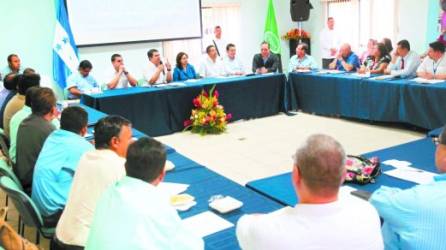 El presidente Juan Orlando Hernández inició los diálogos regionales el pasado viernes en Comayagua.