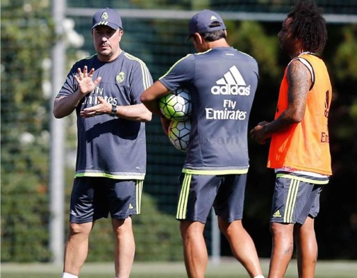 Benítez exige intensidad en prácticas del Real Madrid