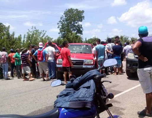 Un muerto y tres heridos deja tiroteo en carretera del norte de Honduras