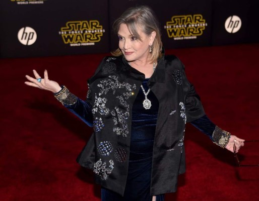 Carrie Fisher, la princesa galáctica y su vida de alcohol y drogas